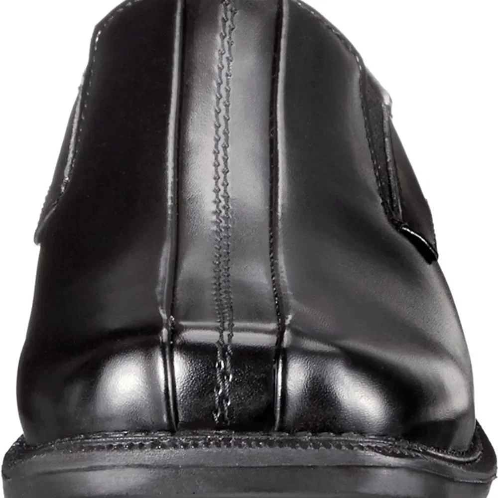 🔥Deer Stags Black Wings Slip-on Dress Shoes Youth Size 4.5